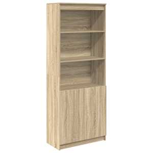 Skříň highboard dub sonoma 70 x 35 x 180 cm kompozitní dřevo - obrázek 2