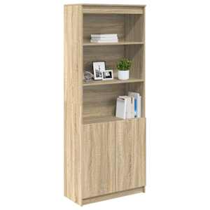 Skříň highboard dub sonoma 70 x 35 x 180 cm kompozitní dřevo - obrázek 4