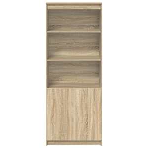 Skříň highboard dub sonoma 70 x 35 x 180 cm kompozitní dřevo - obrázek 6