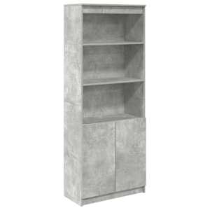 Skříň highboard betonově šedá 70 x 35 x 180 cm kompozitní dřevo - obrázek 2