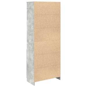 Skříň highboard betonově šedá 70 x 35 x 180 cm kompozitní dřevo - obrázek 8