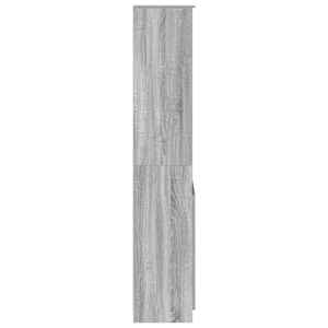 Skříň highboard šedá sonoma 70 x 35 x 180 cm kompozitní dřevo - obrázek 7