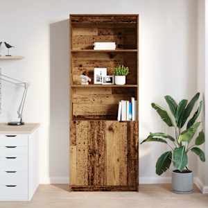 Skříň highboard Staré dřevo 70x35x180 cm kompozitní dřevo - obrázek 3