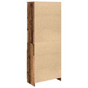 Skříň highboard Staré dřevo 70x35x180 cm kompozitní dřevo - obrázek 8