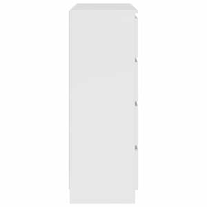 Příborník bílý 100x35x99 cm kompozitní dřevo - obrázek 7