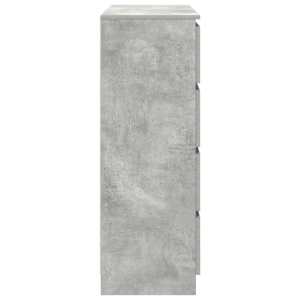 Příborník betonově šedý 100x35x99 cm kompozitní dřevo - obrázek 7