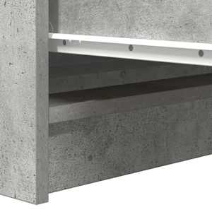 Příborník betonově šedý 100x35x99 cm kompozitní dřevo - obrázek 10