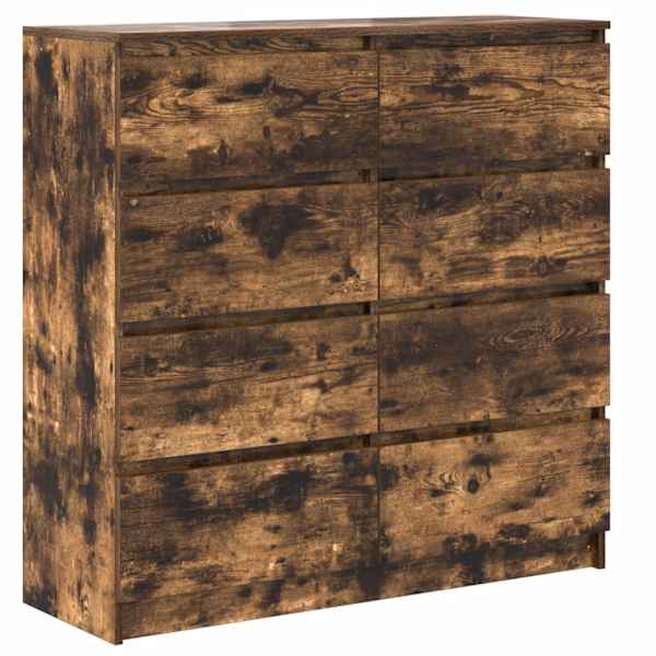 vidaXL puhvetkapp, suitsutatud tamm, 100x35x99 cm, tehispuit