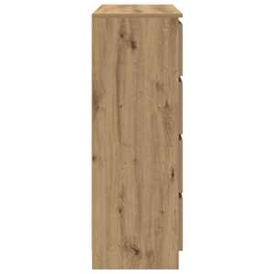 Příborník dub artisan 100x35x99 cm kompozitní dřevo - obrázek 7