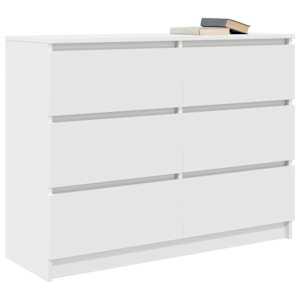 Příborník bílý 100x35x76 cm kompozitní dřevo - obrázek 4