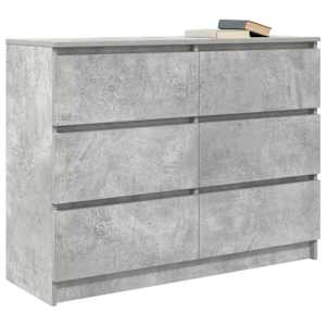 Příborník betonově šedý 100x35x76 cm Dřevěné konstrukce - obrázek 4