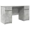 vidaXL Laud Betoonihall Tehispuit 140 x 49 x 76 cm