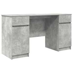 vidaXL Laud Betoonihall Tehispuit 140 x 49 x 76 cm