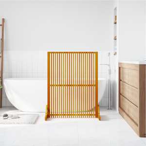 vidaXL Pantalla de Privacidad Marr&oacute;n 79.5 x 50 x 110 cm