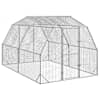 vidaXL kanade aedik 2,5 x 4 x 2,25 m, tsingitud terasest