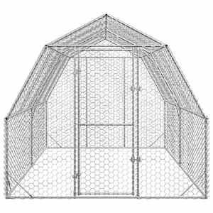 Výběh pro slepice 2,5x4x2,25 m pozinkovaná ocel - obrázek 3