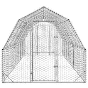 Výběh pro slepice 2,5x6x2,25 m pozinkovaná ocel - obrázek 3