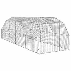 Výběh pro slepice 2,5x8x2,25 m pozinkovaná ocel - obrázek 5