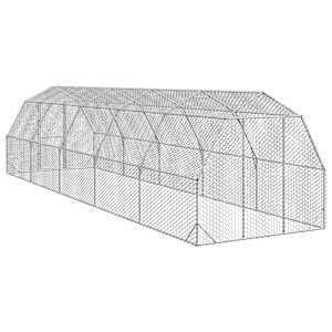 Výběh pro slepice 2,5x10x2,25 m pozinkovaná ocel - obrázek 5