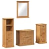 vidaXL Vannitoa m&ouml;&ouml;bleset VIGO 4 tk Meepruun 37 x 34 x 110 cm