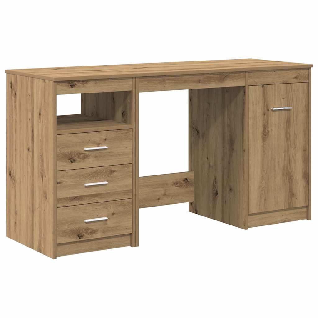 Thumbnail - vidaXL Schreibtisch mit Schrank Artisan Oak Engineered Wood