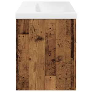 Koupelnová skříňka se zápustným umyvadlem old wood - obrázek 7