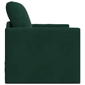 Pohovka na spaní 60cm Tmavě zelená samet - obrázek 6