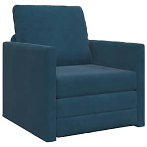 vidaXL Diivanvoodi Sinine 74 x 77 x 81 cm Samet