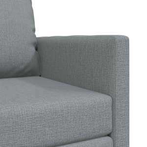 Pohovka na spaní 60cm Světle šedá textil - obrázek 7