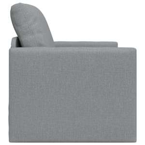 Pohovka na spaní 60cm Světle šedá textil - obrázek 5