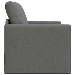 Pohovka na spaní 60cm Tmavě šedá textil - obrázek 5