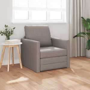 Pohovka na spaní 60cm Taupe textil - obrázek 1