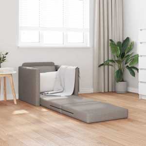 Pohovka na spaní 60cm Taupe textil - obrázek 3