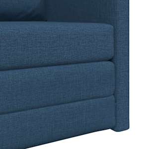 Pohovka na spaní 60cm Modrá textil - obrázek 9