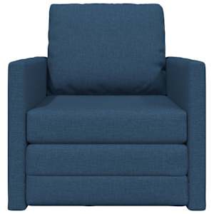 Pohovka na spaní 60cm Modrá textil - obrázek 5