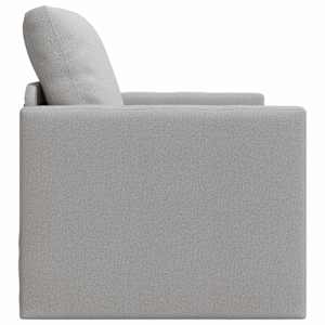 Pohovka na spaní 60cm Oblačno šedá textil - obrázek 6
