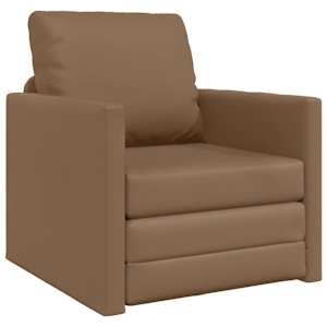 vidaXL Diivanvoodi Cappuccino 74 x 77 x 81 cm Kunstnahk