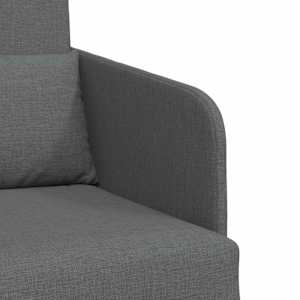 Pohovka na spaní 60cm Tmavě šedá textil - obrázek 6