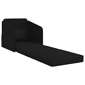 Pohovka na spaní 60cm Černá textil - obrázek 3