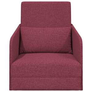 Pohovka na spaní 60cm Víno Červené textil - obrázek 5