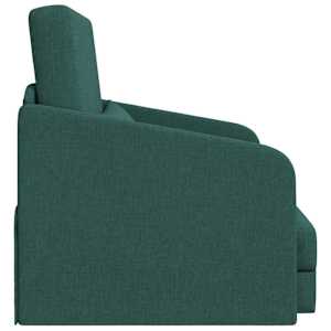 Pohovka na spaní 60cm Tmavě zelená textil - obrázek 6