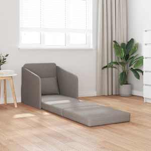 Pohovka na spaní 60cm Taupe textil - obrázek 3