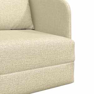Pohovka na spaní 60cm Krémová textil - obrázek 9