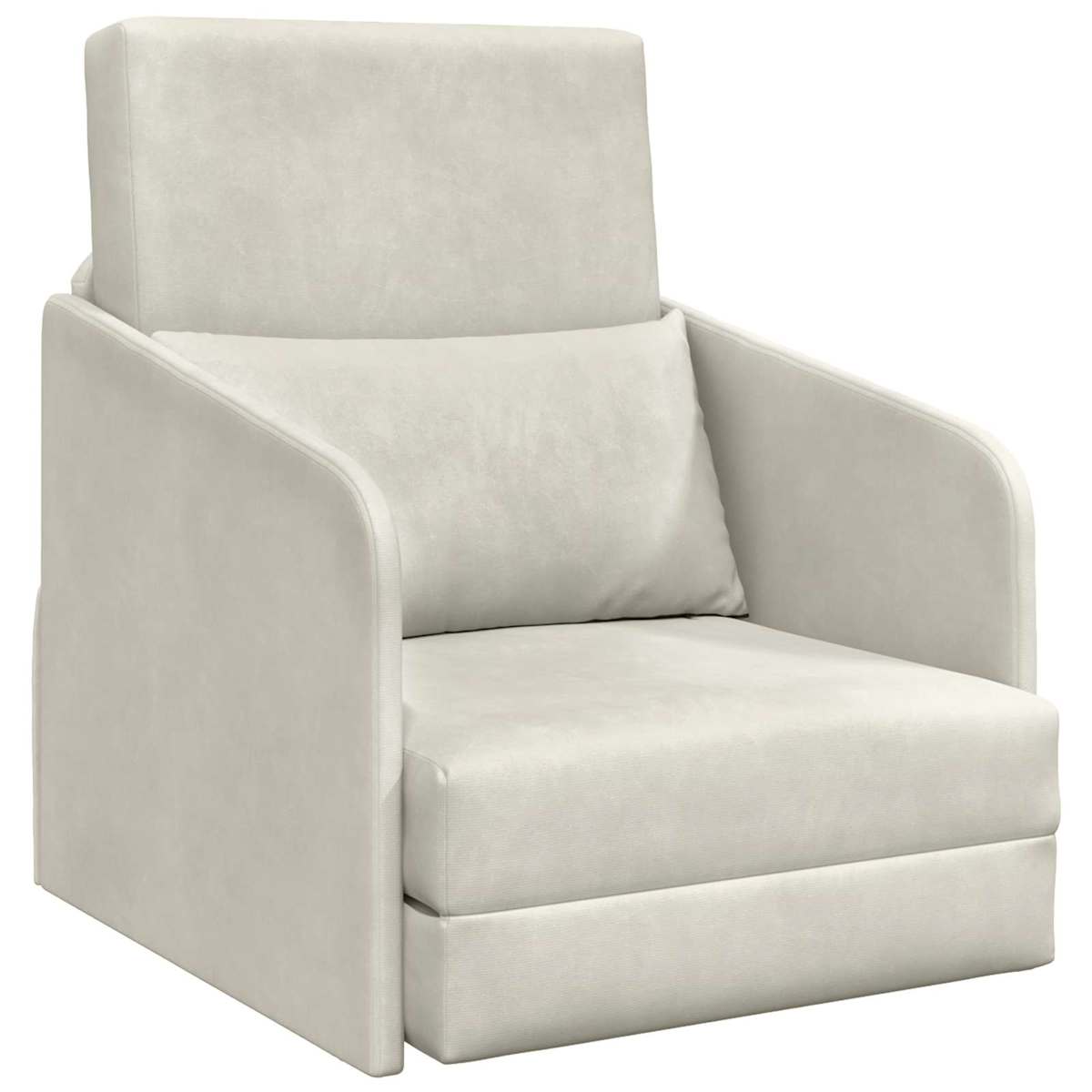 Sovesofa 65 x 80 x 83 cm Fløjl - Billede 2