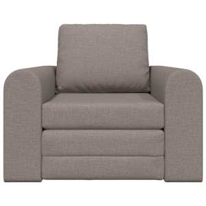Pohovka na spaní Taupe 98 x 71 x 83 cm textil - obrázek 5