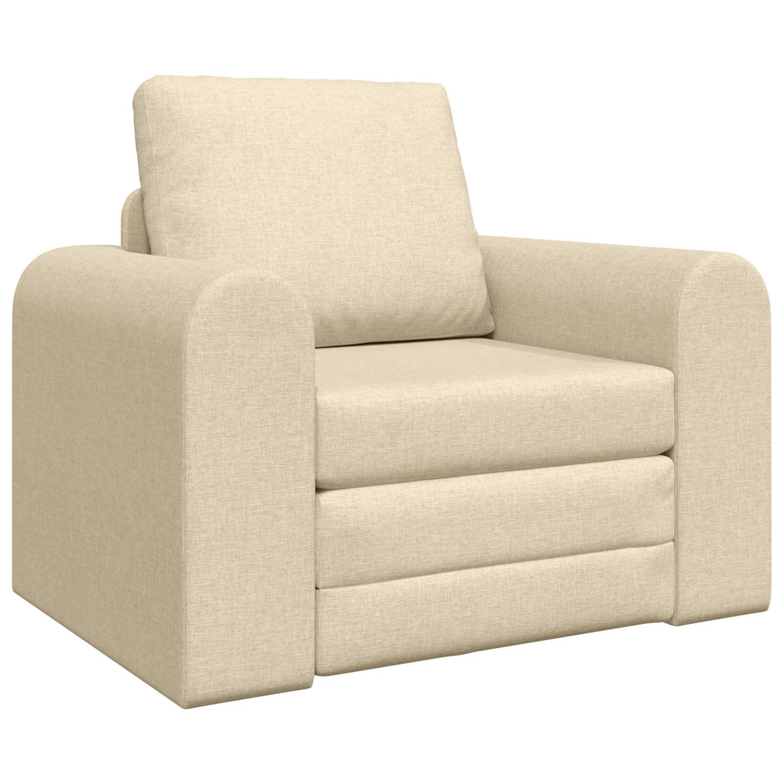 Thumbnail - vidaXL Schlafsofa Creme 98 x 71 x 83 cm Stoff