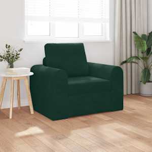 Sofa postelja Temno zelena 98 x 71 x 83 cm Žamet
