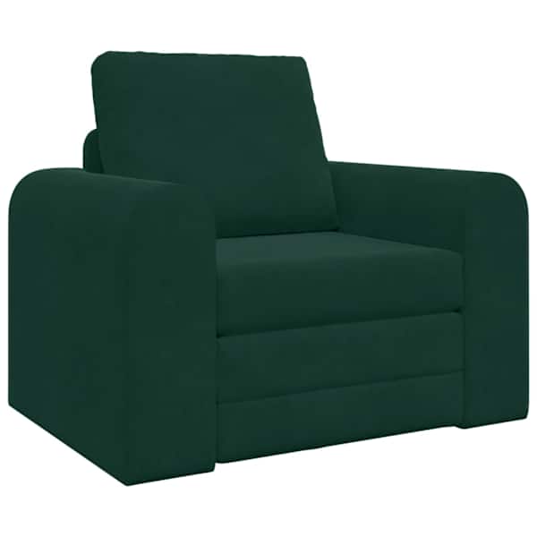 vidaXL Diivanvoodi Tume rohelise 98 x 71 x 83 cm Samet