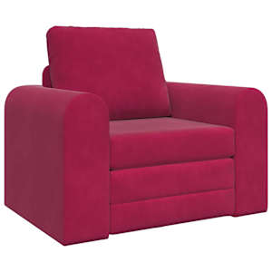 vidaXL Diivanvoodi Veinpunane 98 x 71 x 83 cm Samet