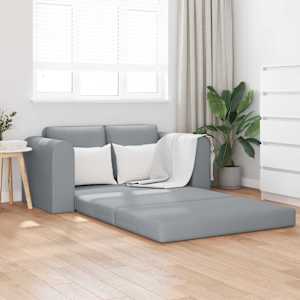 Sofa postelja 60cm Svetlo siva blago